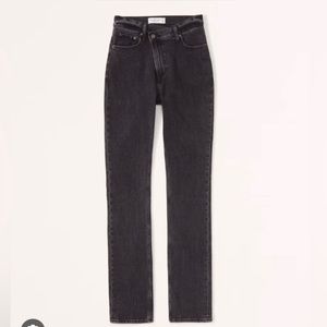 Abercrombie & Fitch 90’s Slim Straight Ultra High Rise Jeans 000 23 Extra Short